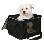 Trixie Сумка-переноска для собак "Mila" 40x27x32см чёрный/серый